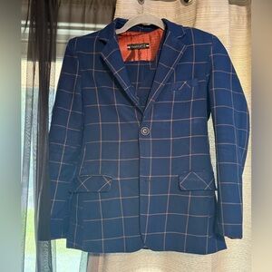Boys navy Blue three piece suit